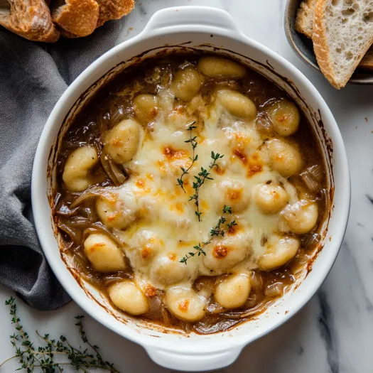 Baked French Onion Gnocchi: The Cozy Hug Your Soul Needs