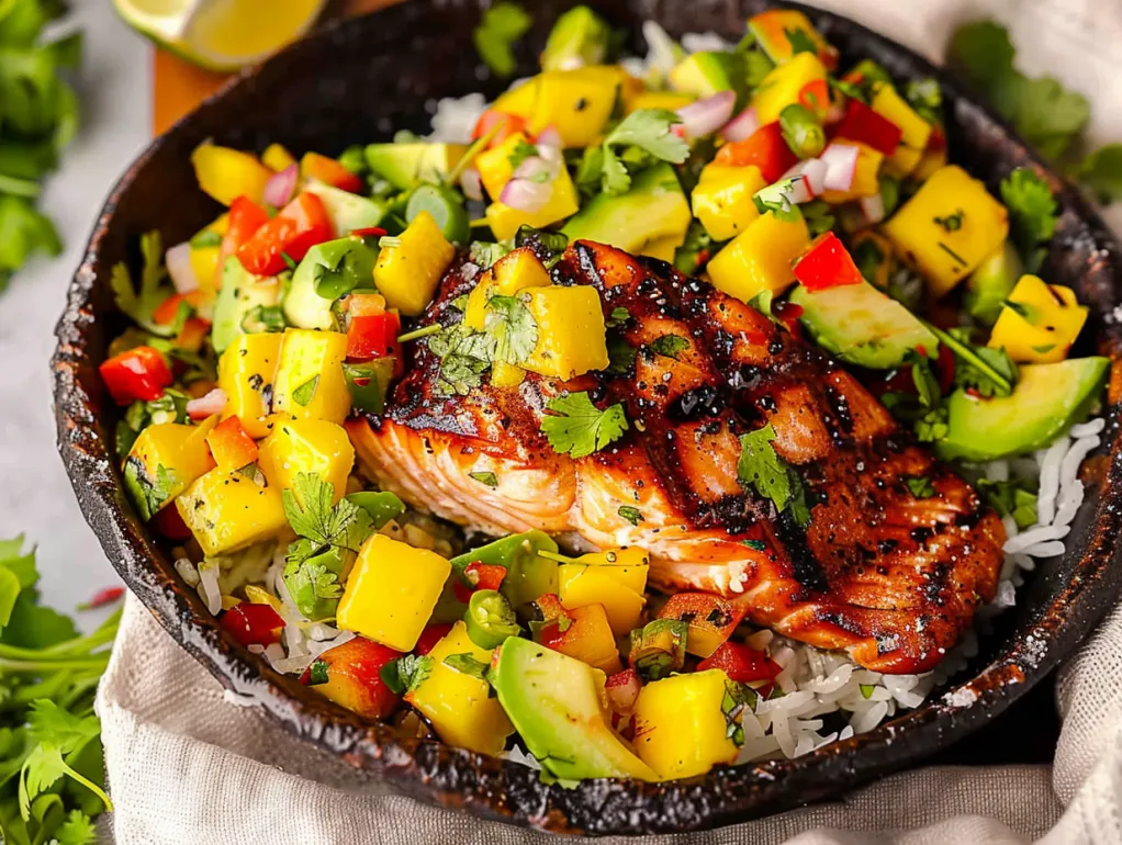 Salmon with Mango Salsa: Tropical Vibes Meet Weeknight Reality