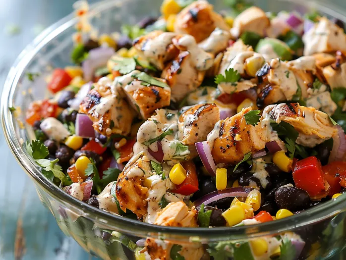 Zesty Southwest Chicken Salad: The Salad That Actually Fills You Up