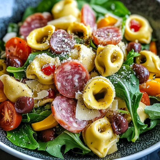 Tortellini Pasta Salad: The Perfect Mix of Cheesy, Crunchy, and Fresh