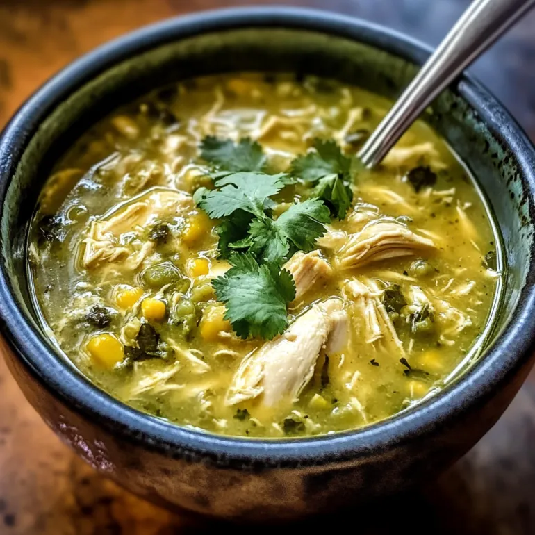 Green Enchiladas Chicken Soup: Creamy, Zesty Comfort in a Bowl