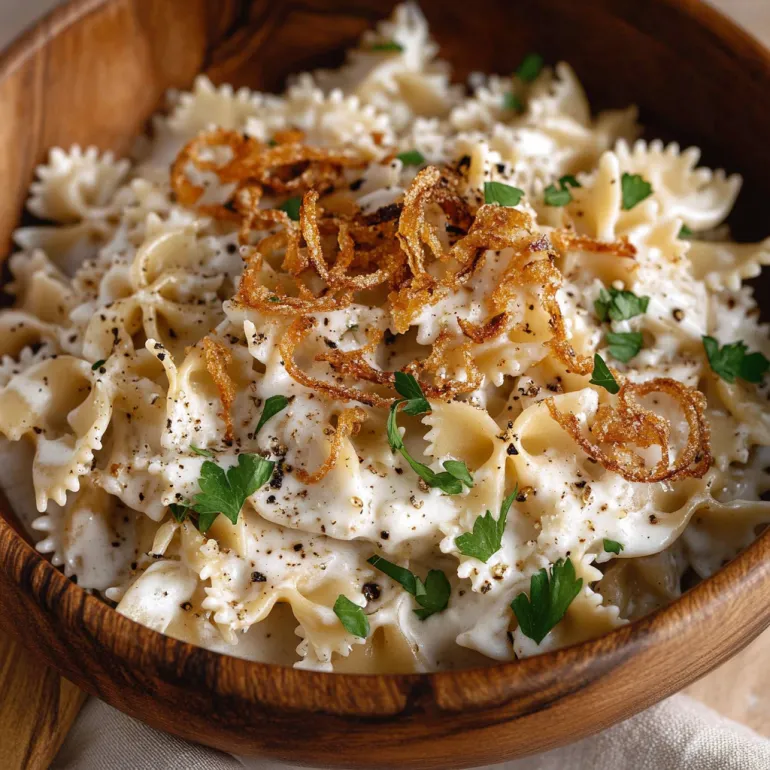 French Onion Pasta Salad: Your Favorite Dip Just Became Dinner