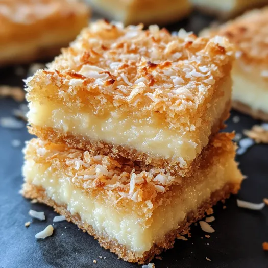 Chewy Coconut Bars: The Gooey, Golden Bars You Didn’t Know You Needed (Until Now)