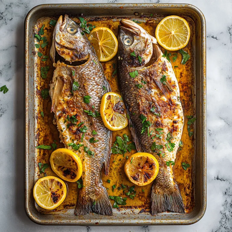 Whole Roasted Branzino with Lemon, Garlic & Herbs: Your Mediterranean Dinner Dream