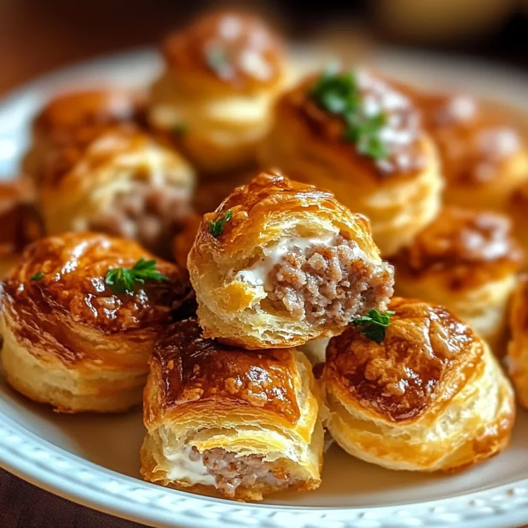 Sausage & Cream Cheese Biscuit Bites: The Ultimate Party Pleaser