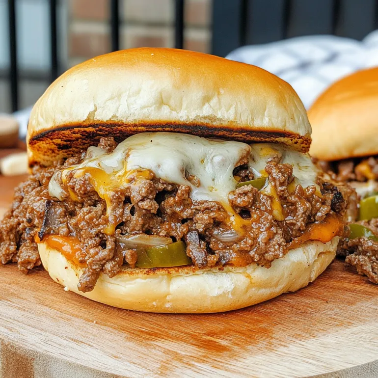 Philly Cheesesteak Sloppy Joes Recipe: When Two Classics Collide (Deliciously)
