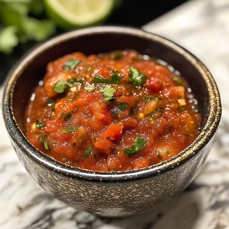 5 Minute Restaurant Salsa Recipe: Your Chip’s New Best Friend