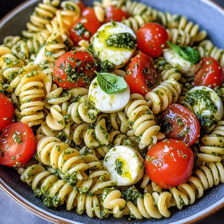 Pesto Caprese Pasta Salad (A Flavor-Packed Crowd-Pleaser)