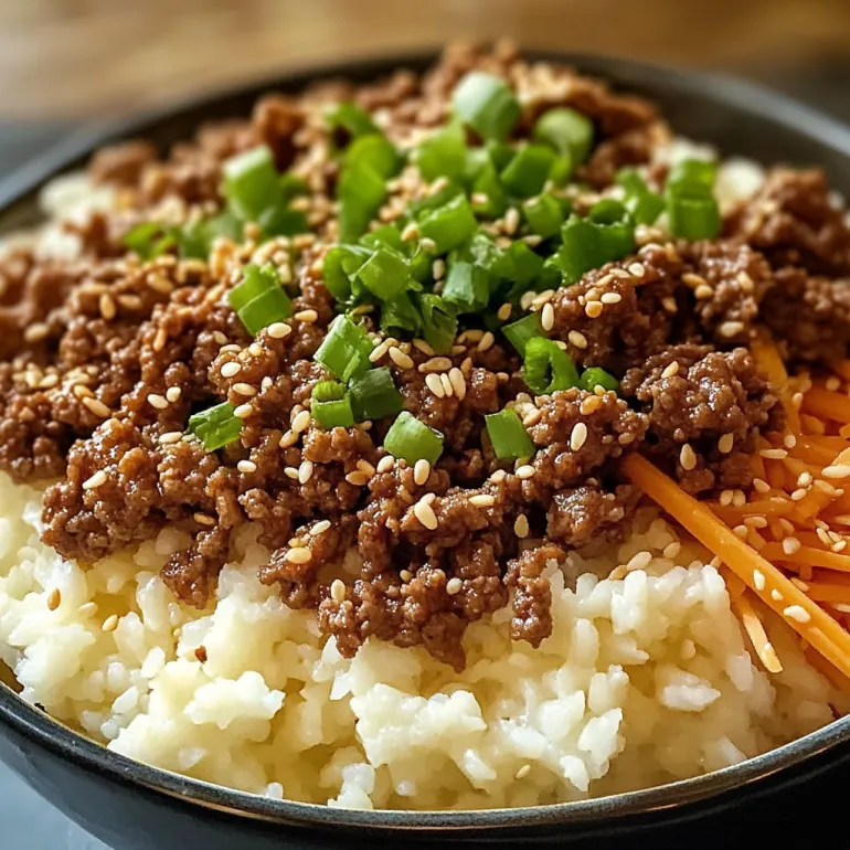 Delicious Korean Ground Beef Bowl (Quick & Easy): Your Weeknight Dinner Just Got Upgraded