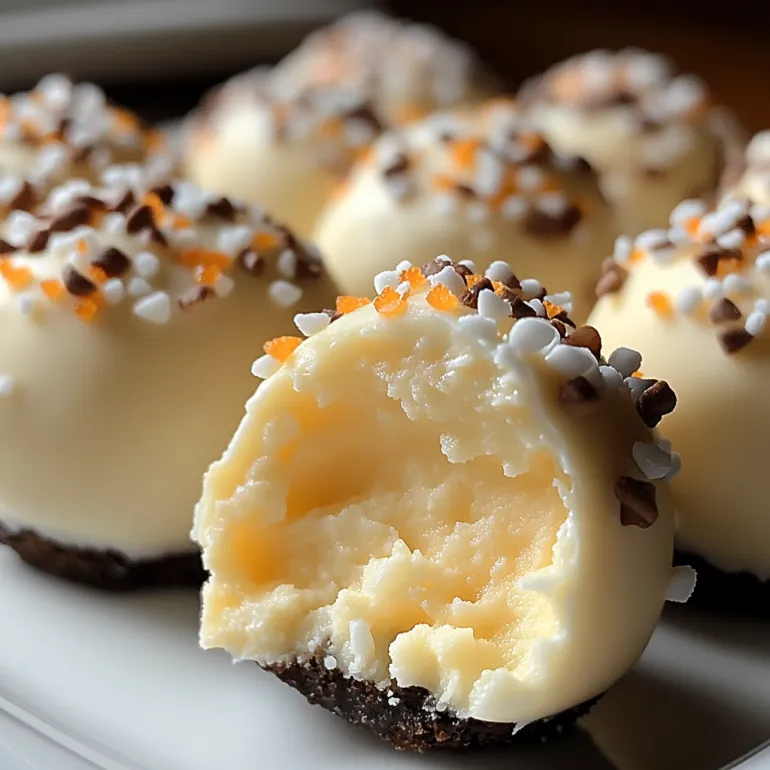 Orange Creamsicle Truffles: The Sweetest Little Throwback in a Bite-Sized Package