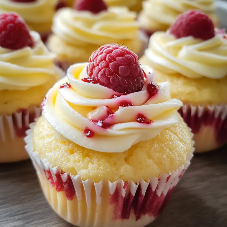 Luscious Lemon Raspberry Swirl Cupcakes: Bright, Tangy, and Totally Irresistible
