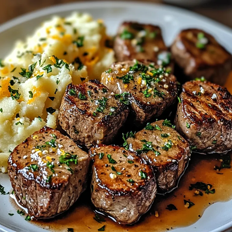 Garlic Butter Steak Bites and Cheesy Mashed Potatoes: The Ultimate Comfort Combo