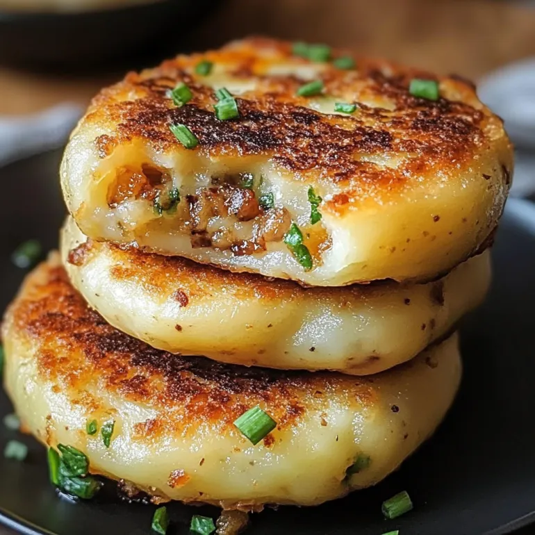 Quick & Easy Stuffed Potato Cakes: Crispy, Cheesy, and Totally Satisfying