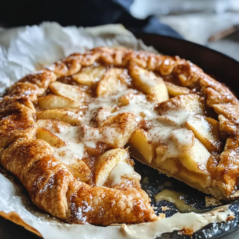 Easy Peazy Cinnamon Apple Galette: The Lazy Pie That Stole the Show