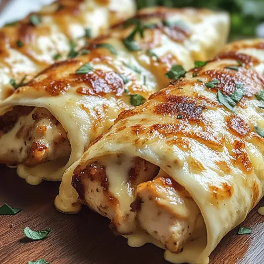 Cheesy Garlic Chicken Wraps Recipe: Your New Favorite Quick and Tasty Meal