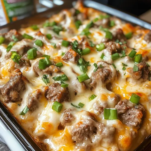 Philly Cheese Steak Casserole: Your Favorite Sandwich Just Leveled Up