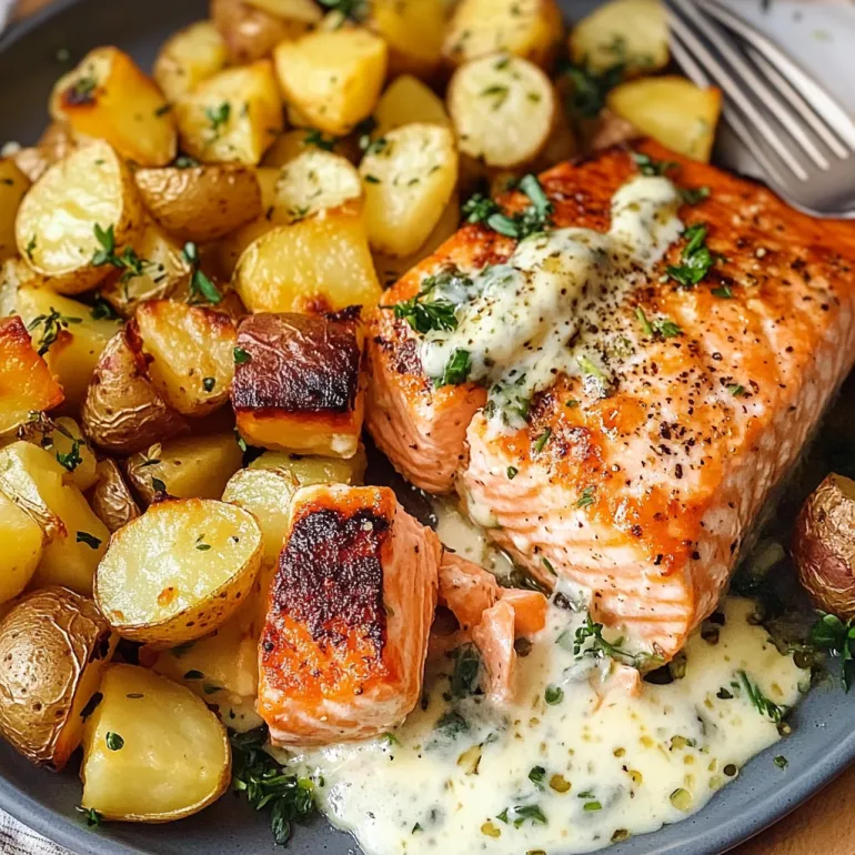 Baked Salmon with Roasted Potatoes and Cheesy Broccoli: The Lazy Gourmet’s Dream Dinner
