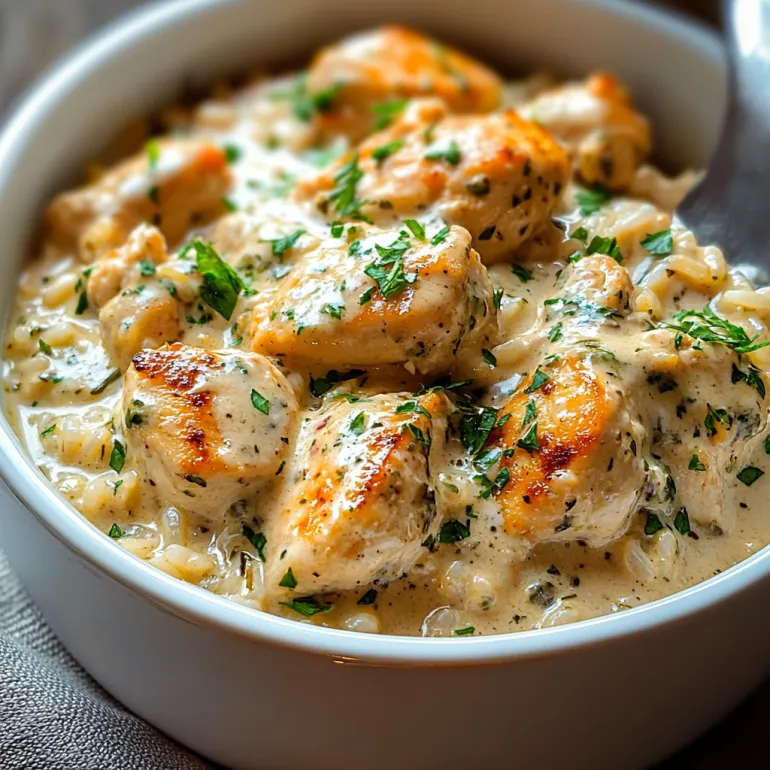Creamy Herb Chicken & Basmati Rice: Your Cozy Dinner Hero in One Pan