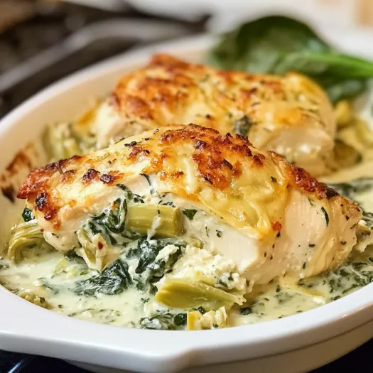 Spinach Artichoke Chicken with Cottage Cheese: A Creamy, Protein-Packed Comfort Classic