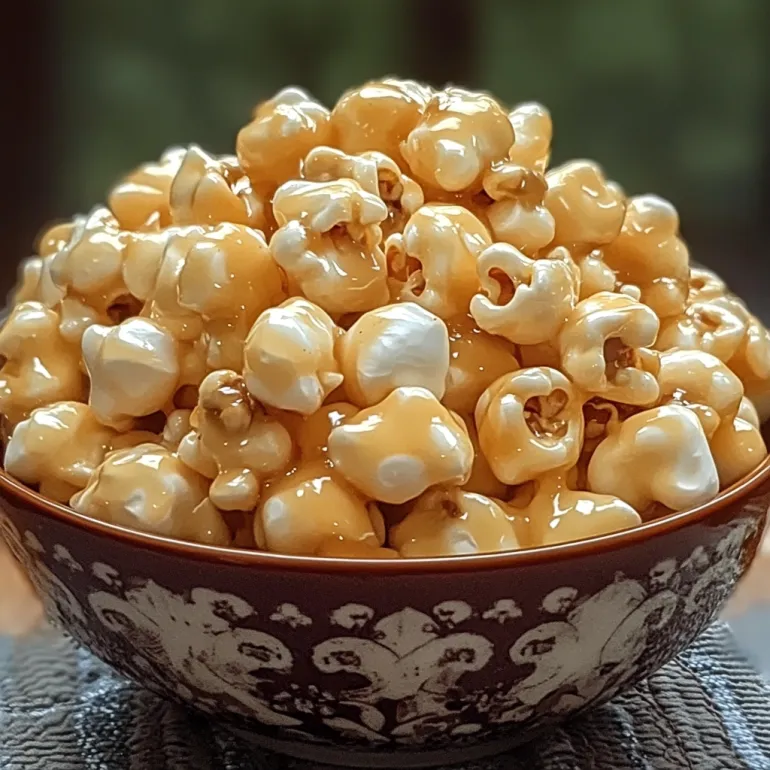 Marshmallow Caramel Corn: Sweet, Sticky, Addictively Crunchy