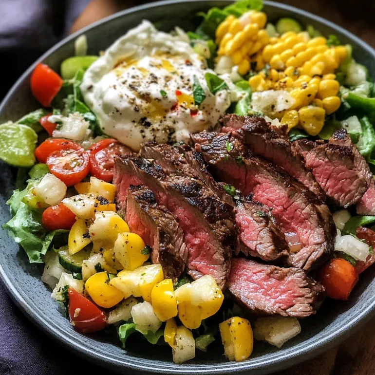 Chopped Salad with Grilled Steak: A Bold, Satisfying Twist on the Classic Salad