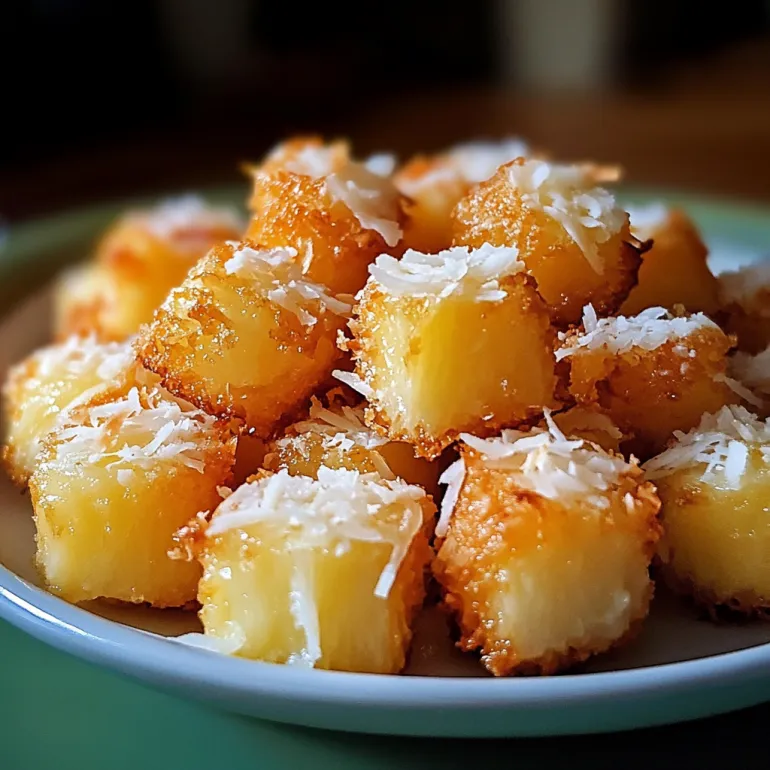 Coconut Pineapple Bites: A Tropical Treat You Can Whip Up Anytime