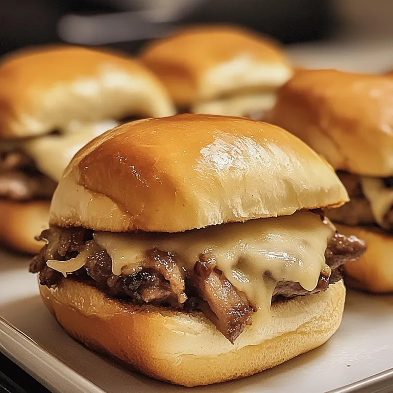 French Dip Sliders: Juicy, Cheesy, Perfectly Toasted Little Beef Bombs