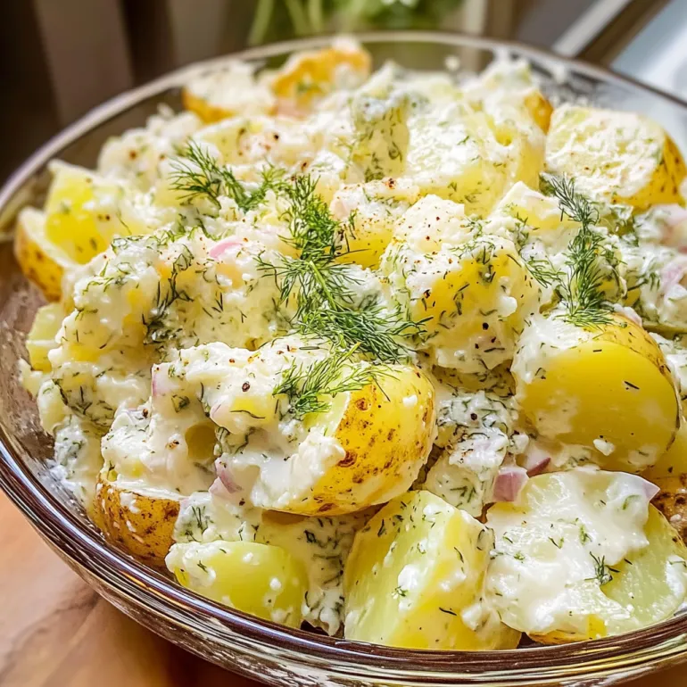 Dill Potato Salad: The Creamy, Tangy Side Dish You’ll Keep Coming Back To