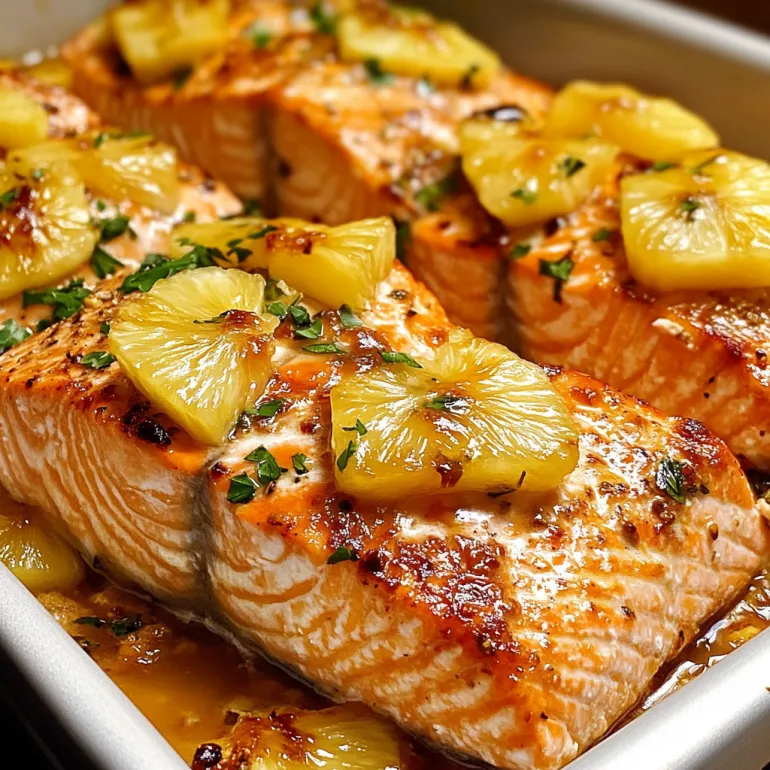 Baked Pineapple Salmon: Sweet, Savory, and Ridiculously Simple