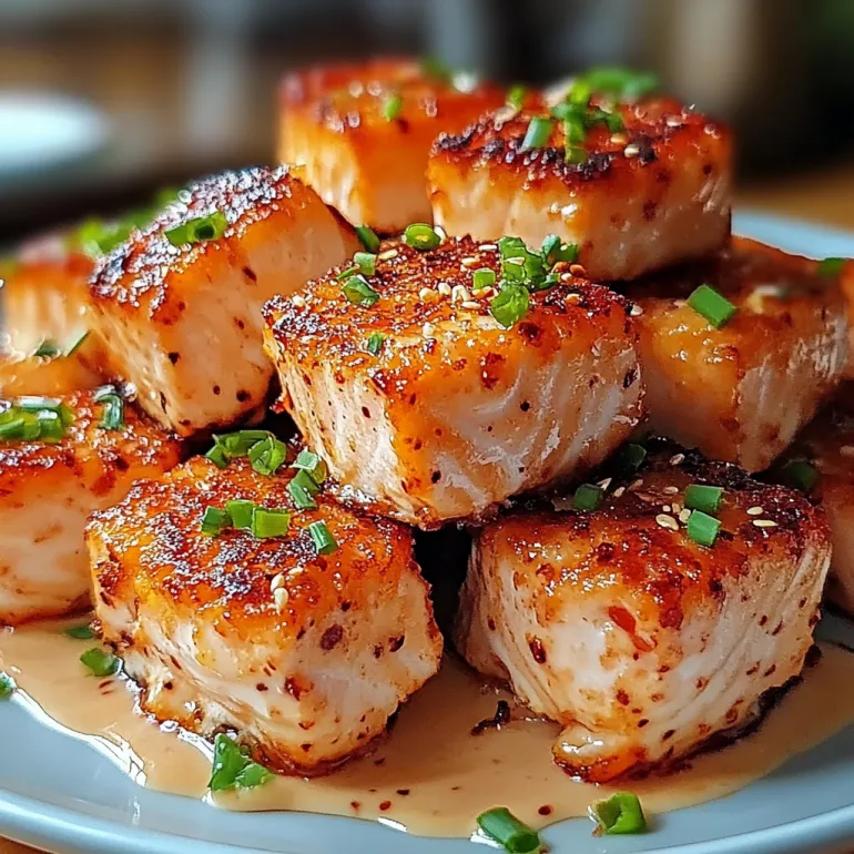 Crispy Bang Bang Salmon Bites: Sweet, Spicy, and Totally Snackable