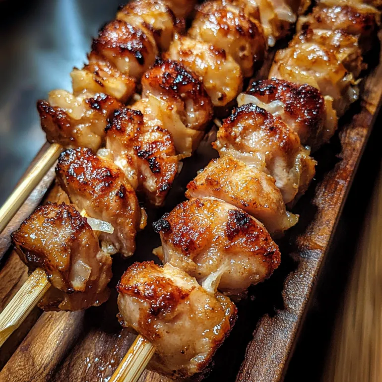 Grilled Thai Coconut Chicken Skewers: Juicy, Charred, and Bursting with Thai Flavor