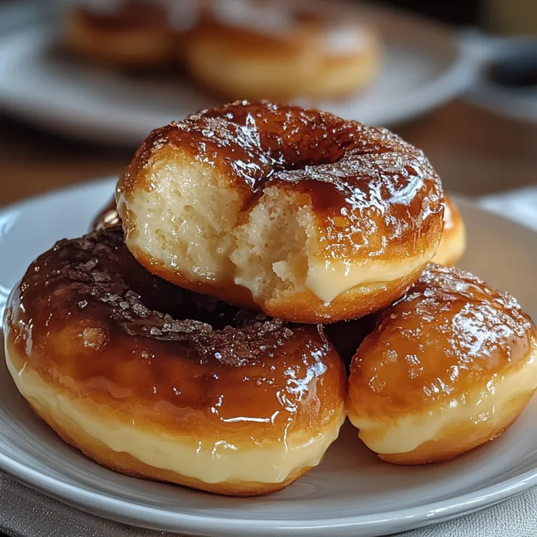Crème Brûlée Donuts: Soft, Pillowy, and Crunchy