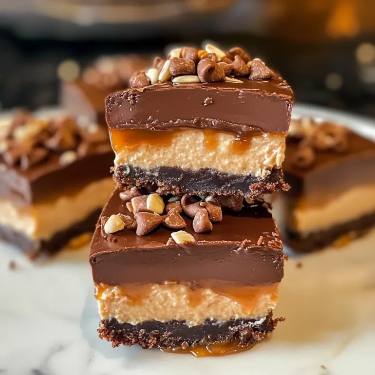 No-Bake Chocolate Caramel Cheesecake Bites: Tiny Treats with Big Dessert Energy