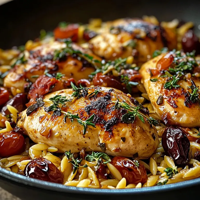 Delicious Mediterranean Chicken Recipe with Orzo: Fresh, Flavorful, and Weeknight-Ready