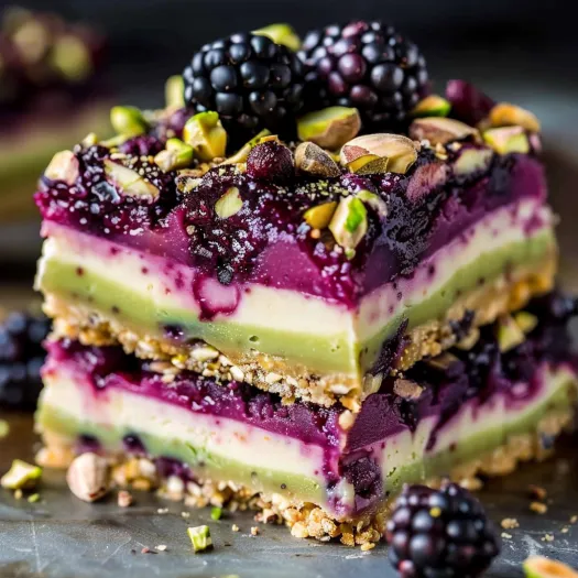 BEST RECIPE For Blackberry Pistachio Dream Bars: A Decadent Treat