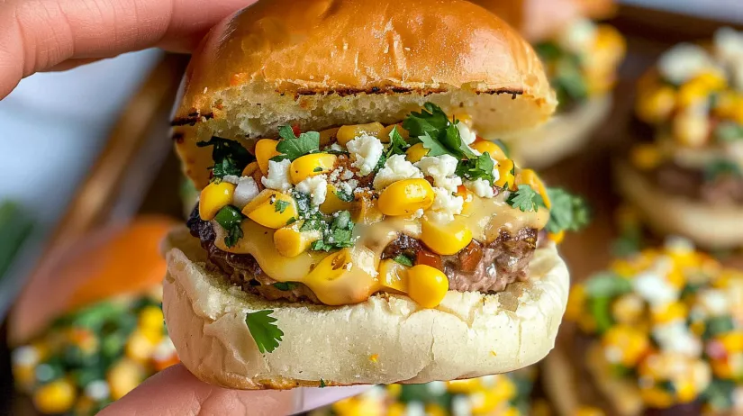 Street Corn Cheeseburger Sliders: When Two Food Loves Collide
