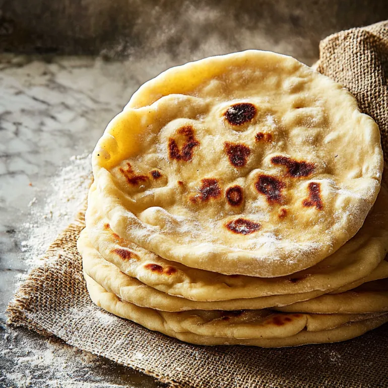 Easy Flatbread Recipe – Soft, Pillowy, and Ready in 30 Minutes