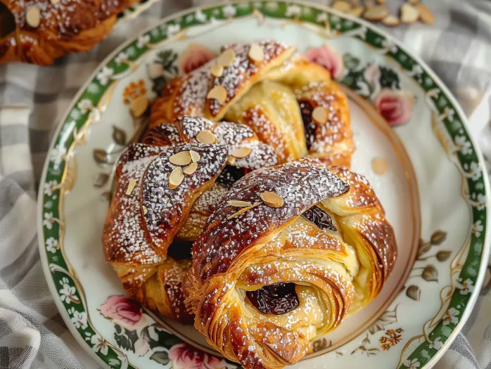 Almond Raisin Pastries: French Bakery Vibes at Home
