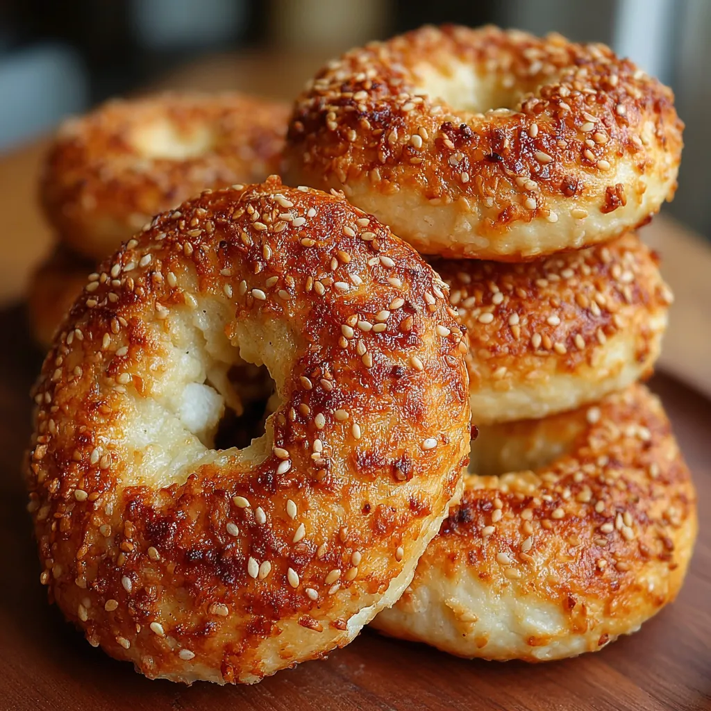 3 Ingredient Bagels (No Yeast, No Boil!)
