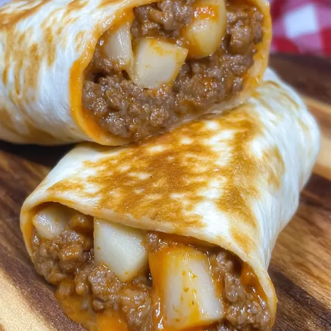 Cheesy Beef Potato Burritos That’ll Make You Forget Fast Food Exists