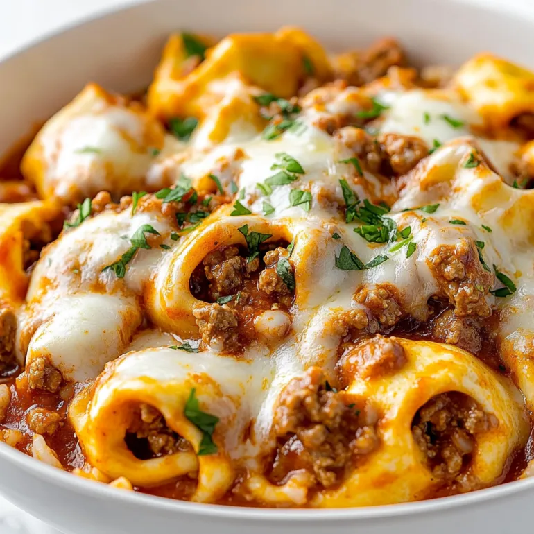 Cheesy Beef Enchilada Tortellini: When Pasta Meets Tex-Mex Magic