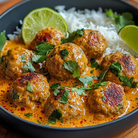 Coconut Curry Meatballs – Creamy & Spiced to Perfection