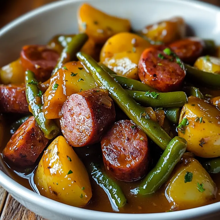 Crockpot Kielbasa Green Beans: The Ultimate “I Forgot to Plan Dinner” Hero
