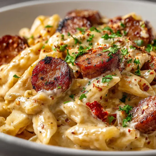 Cajun Smoked Sausage Alfredo Pasta: When Basic Alfredo Gets a Spicy Makeover