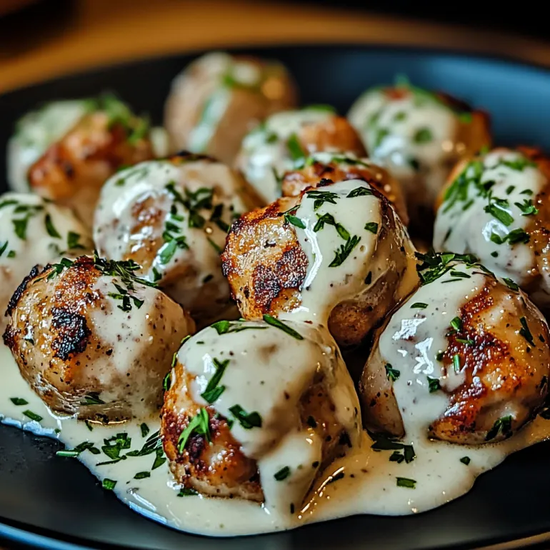 Grilled Chicken Bites with Creamy Garlic Sauce Recipe