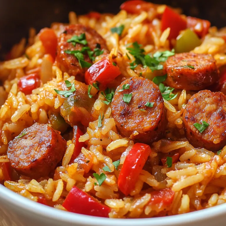 One Pot Smoked Sausage Rice: When You Need Maximum Flavor with Minimum Effort and We’re Totally Here for It