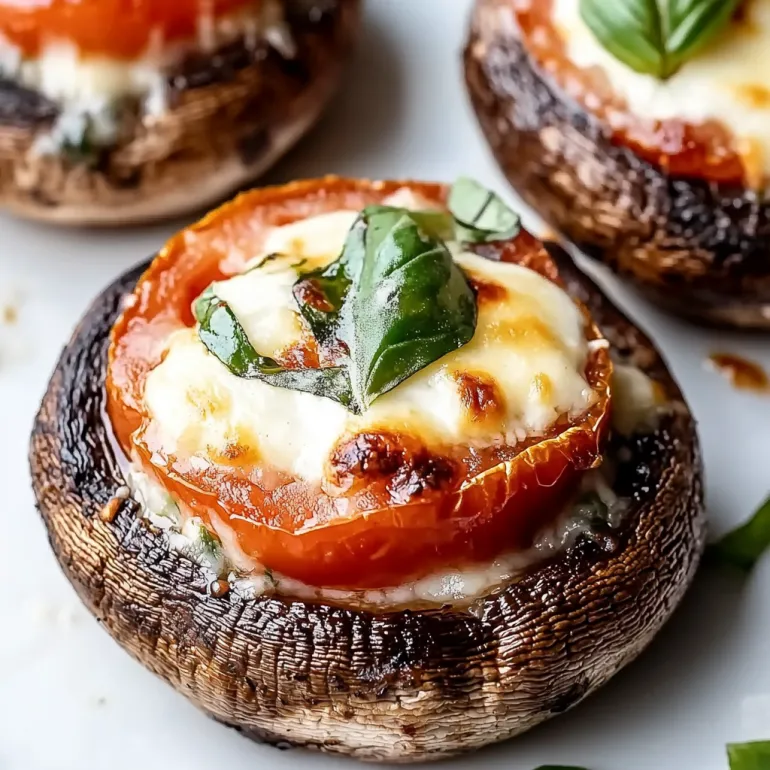 Bruschetta Stuffed Portobello Mushrooms: The Vegetarian Dinner That Doesn’t Suck