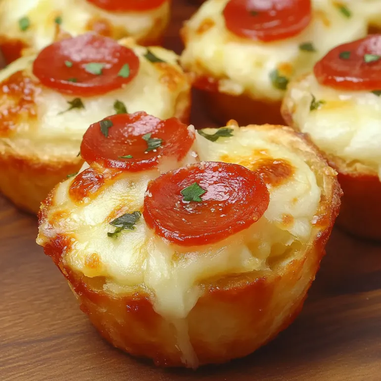 Easy Pizza Cupcakes That’ll Make You the MVP of Any Party: Bite-Sized Pizza Perfection