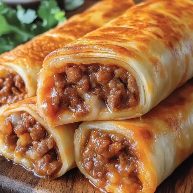 Crispy Beef and Cheese Chimichangas: The Deep-Fried Burrito That’s Worth the Mess