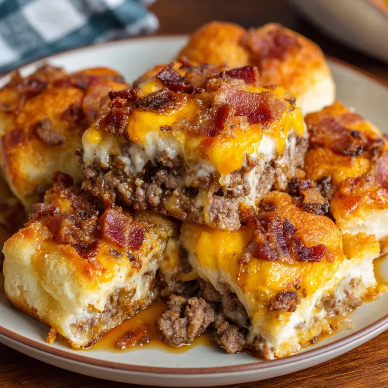Bacon Cheeseburger Grilled Cheese Casserole That’ll End All Arguments